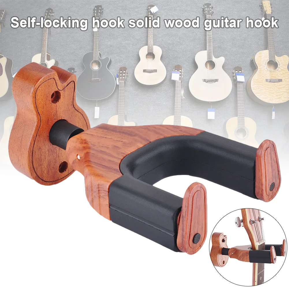 

Newly Wooden Wall Mount Guitar Hanger Holder Hook Keeper Hanging Bracket BN99