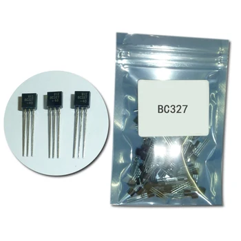 

100pcs/lot BC327 to92 assorted transistor pack transistori set bc327 TO-92 surtido transistor PNP 45v 0.8A tuplu transistor