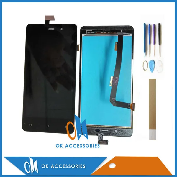  For Highscreen Power Four Power 4 LCD Display+Touch Screen Digitizer Assembly High Quality Black Co