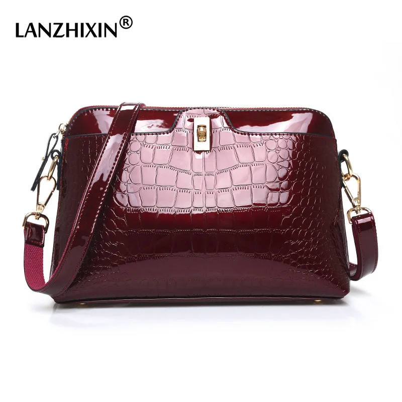 

LANZHIXIN New PU Leather Women Bag Famous Brand Designer Shoulder Bags Luxury Ladies Crossbody Messenger Bags for Women 2018