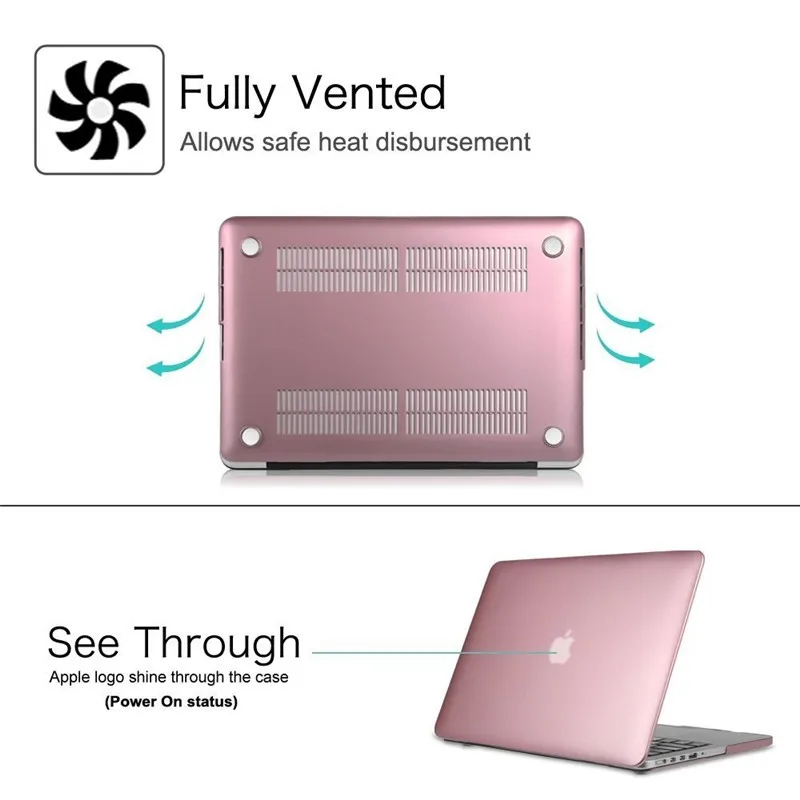 Пластиковый жесткий чехол для Mac Book 12 Air 11 13 Pro 15 Apple Macbook Retina 3 4 дюймов Чехол
