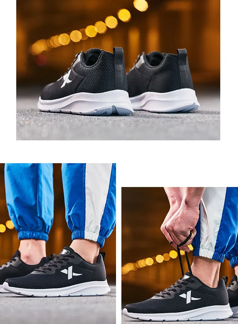 881219119098 Xtep мужские и женские кроссовки спортивные кроссовки обувь 2019 сетки кроссовки дышащие спортивные туфли мужские