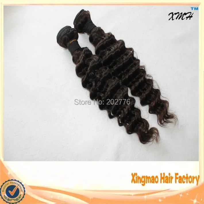 

Free Shipping Ali New XMHair Products 6A Brazilian Virgin Hair Deep Wave Cheap Virgin Brazilian Hair Bundles 100g Natural Black