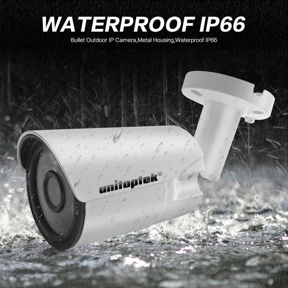 H.265 HD 8MP 3840*2160 / 5MP наружная IP камера 4K мини пулевая сеть безопасности CCTV Onvif IR 20m 48V PoE