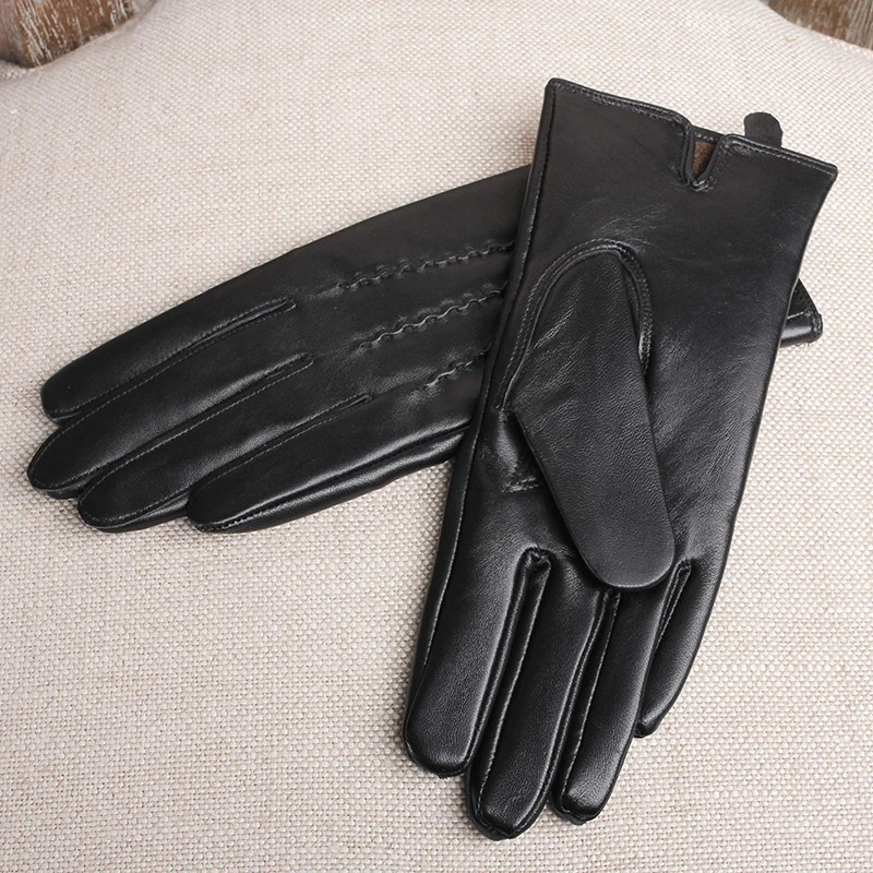 Magier перчатки из натуральной кожи с сенсорным экраном женские перчатки из натуральной овчины Теплые женские зимние перчатки из кожи 071