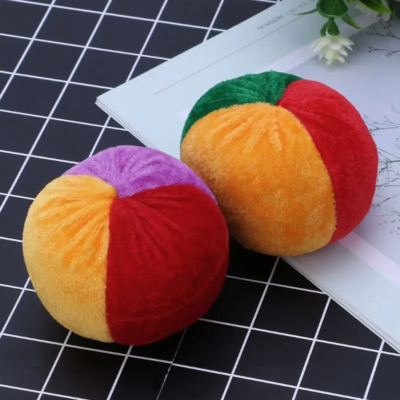 Мягкий красочный мячик для жонглирования ручной работы Детский мешок для ног товары для детского сада рождественские подарки