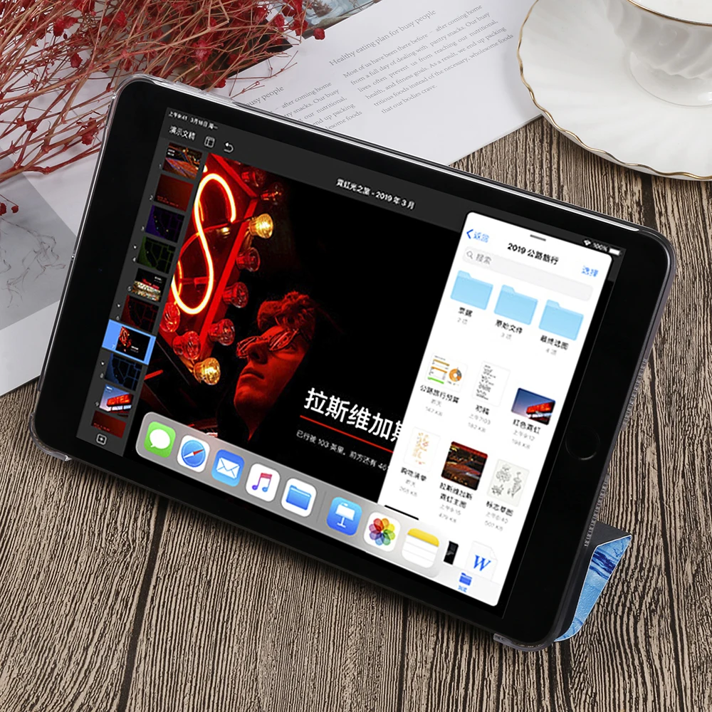 Окрашенный чехол для iPad Air 1 2 Air3 PU кожаный флип с подставкой 9 7 2018 2017 умный 5th 6th Gen
