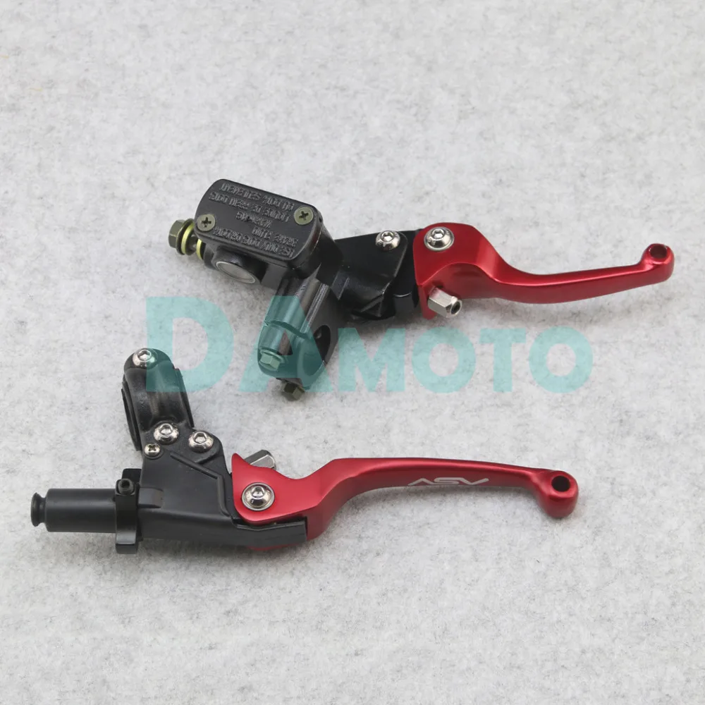

CNC folding brake lever clutch Lever with front pump For Most Motorcycle Dirt Pit Bike Motorcross CRF KLX YZF RMZ