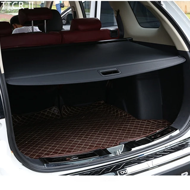 Porte-bagages arrière rétractable pour Mitsubishi Outlander, étagère à colis  arrière, matériau de couverture de coffre, rideau arrière, entretoise,  2007-2019 - AliExpress