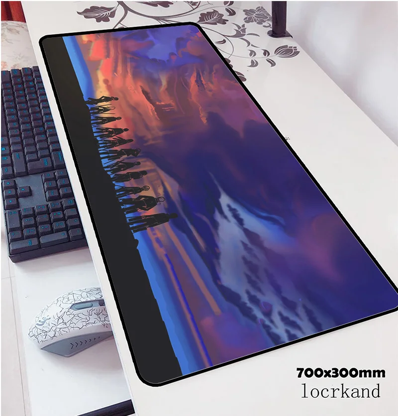 

attack on titan mouse pads 70x30cm pad to mouse notbook computer pad mouse lockrand gaming mousepad gamer to keyboard mouse mats