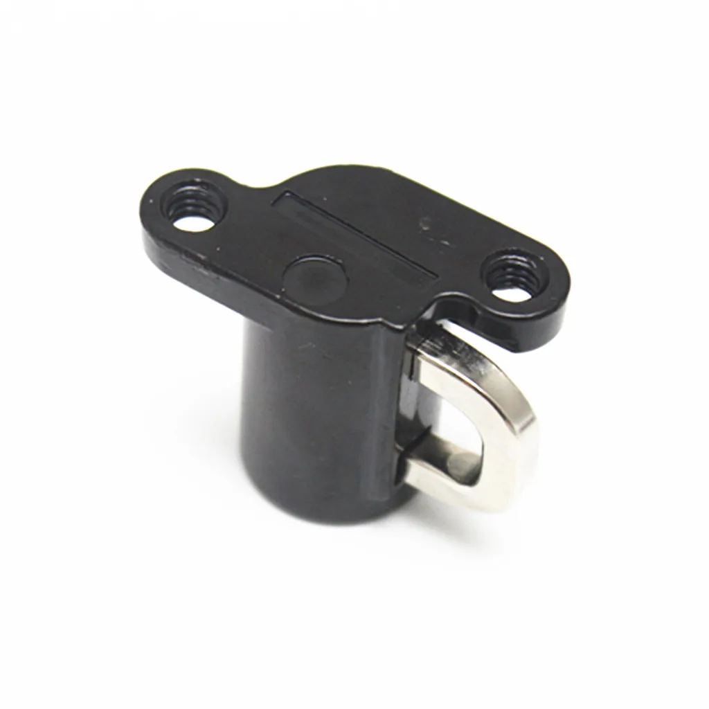 Universal Motorcycle Motorbike Bike Helmet Lock Hanger Hook & 2 Keys Black Plastic and Metal Never fade NOT spot Durable