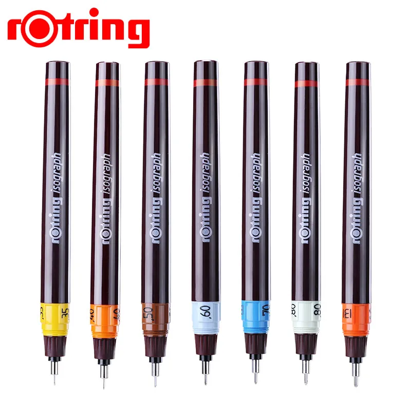 ROtring изограф 0,1 мм-1,0 мм пористые ручки для рисования Ручка иглы крюк линия ручка 1 шт./лот