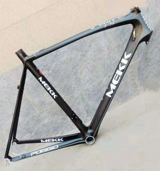 

Original Italy MK full carbon 56cm road bicycle frame with headset handle bar seat post