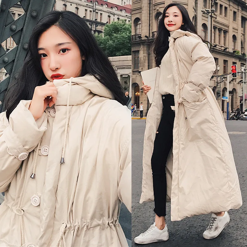 Winter Coat Women Parka Jacket Warm Hooded Large Size Long Jacket Thicken Outerwear Long Sleeve Jacket Coat Casaco Feminino Q717 Winter Coat Women Parka Jacket Warm Hooded Large Size Long Jacket Thicken Outerwear Long Sleeve Jacket Coat Casaco Feminino Q717