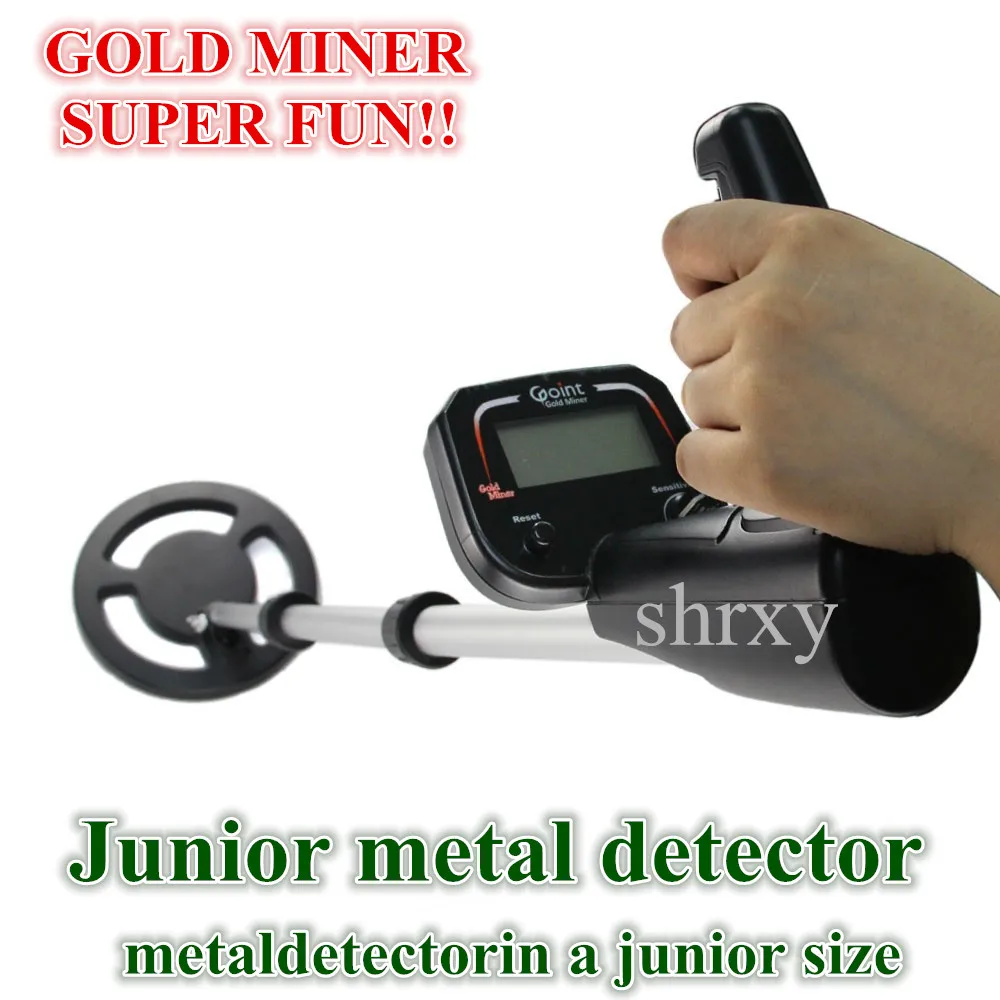 

2018 Newest Junior Metal Detector Kid Underground Metaldetectorin Junior Size Gold Miner Toys Gift Bounty Hunter Same Style