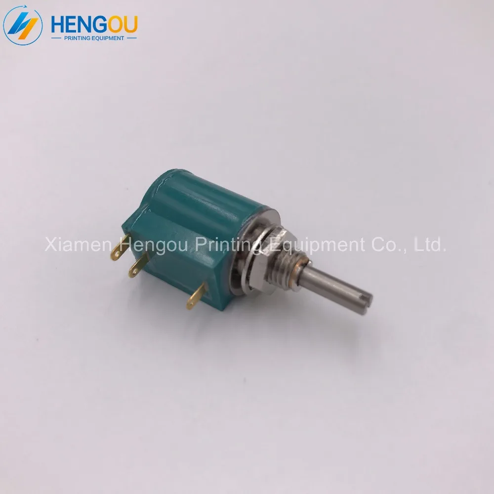 1 Piece China post free shiping light green color 5k potentiometer for Akiyama Ryobi Printing machine ink key motor spare parts цена 1 Piece China post free shiping light green color 5k potentiometer for Akiyama Ryobi Printing machine ink key motor spare parts цены онлайн