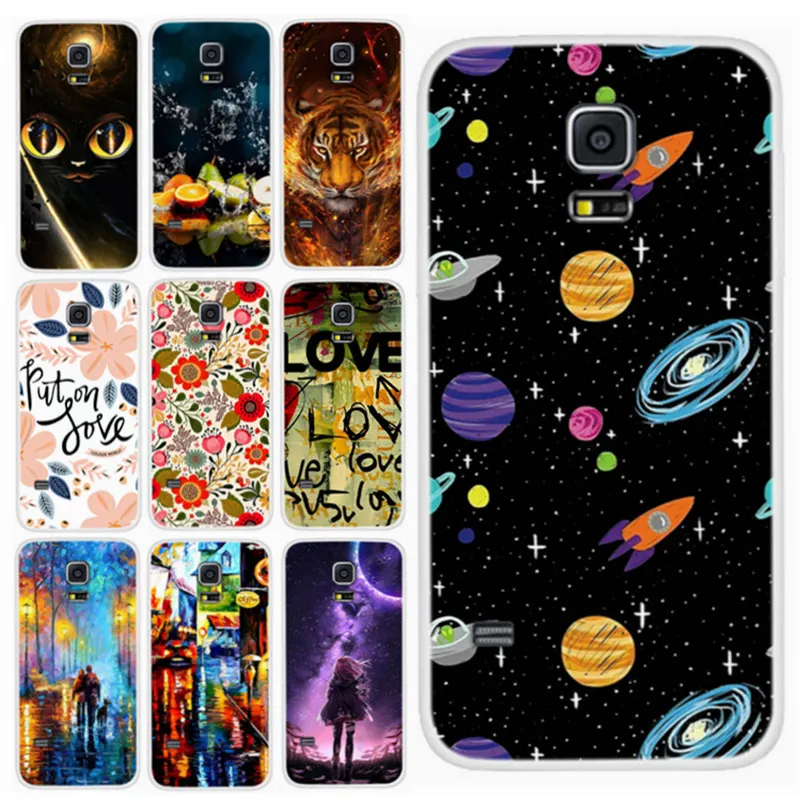 Чехол для Samsung Galaxy S5 Mini мультяшный силиконовый мягкий чехол из тпу телефона S5mini Case