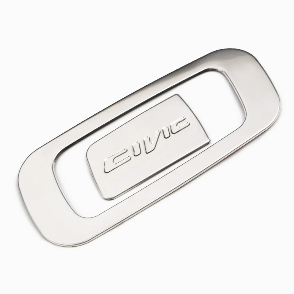 

IMTFOO STAINLESS STEEL GLOVE BOX HANDLE BEZEL MOLDINGS FOR HONDA CIVIC 2016 2017 (sedan) ACCESSORIES CAR STYLING