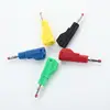 10pcs 4mm Fine Copper Banana Plug Audio Speaker Amplifier Cable Wire Power Screw Sheath Stretch Flex Superpose Connector Adapter ► Photo 2/5