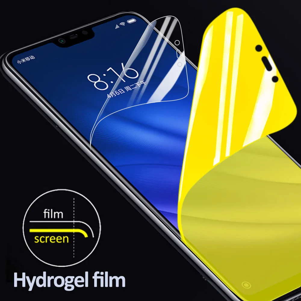 10PCS/Lot 3D Hydrogel Front Film For xiaomi mi play a2 lite Redmi note 7 6 Pro 6A Y1 Protector Screen Soft TPU nano | Мобильные