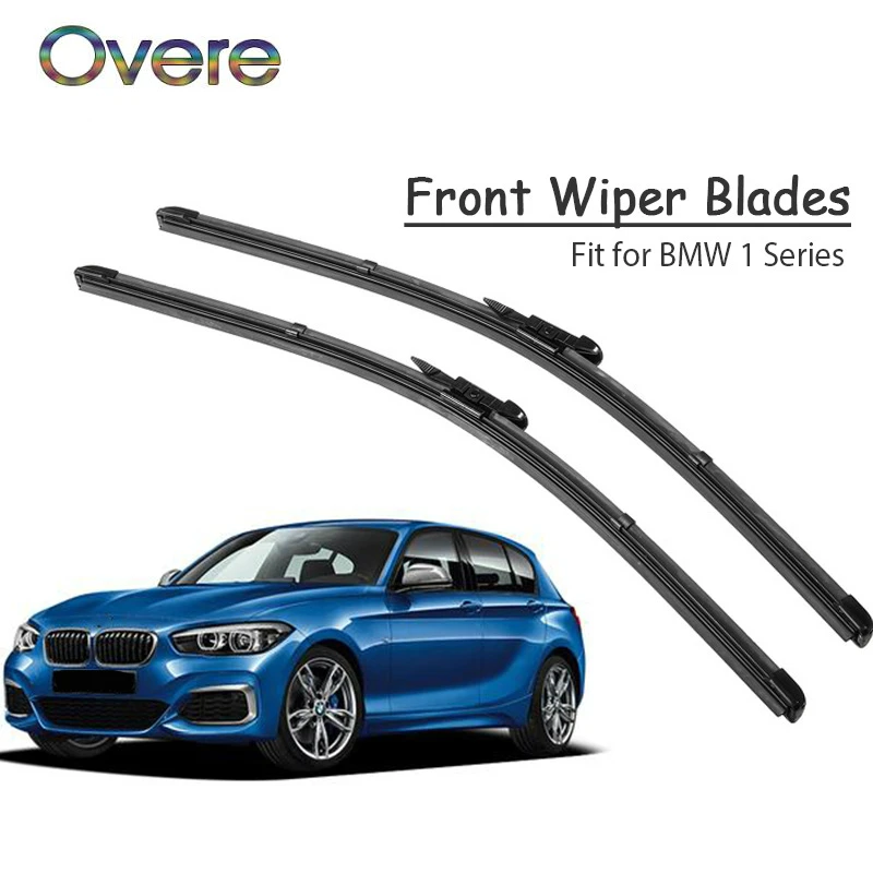 Buy Overe 1Set Rubber Car Front Wiper Blade Kit For BMW F20 F21 E87 E82 E81 BMW