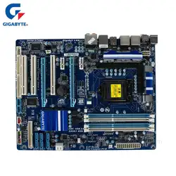 Gigabyte GA-P55A-UD3R оригинальная материнская плата LGA 1156 DDR3 USB3.0 16G P55 в P55A-UD3R настольная материнаская плата SATA3 б/у P55A UD3R б/у