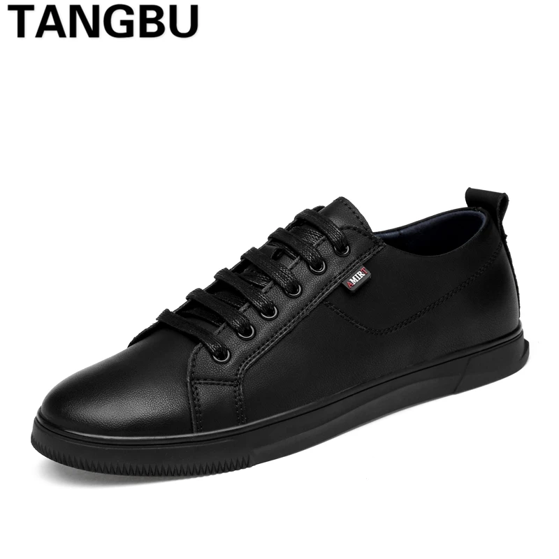 

Brand Genuine Leather Men Pskateboarding Shoes Lace Up Breathable Casual Designer Sneakers Fashion Trainers Shoes Men Size 38-44