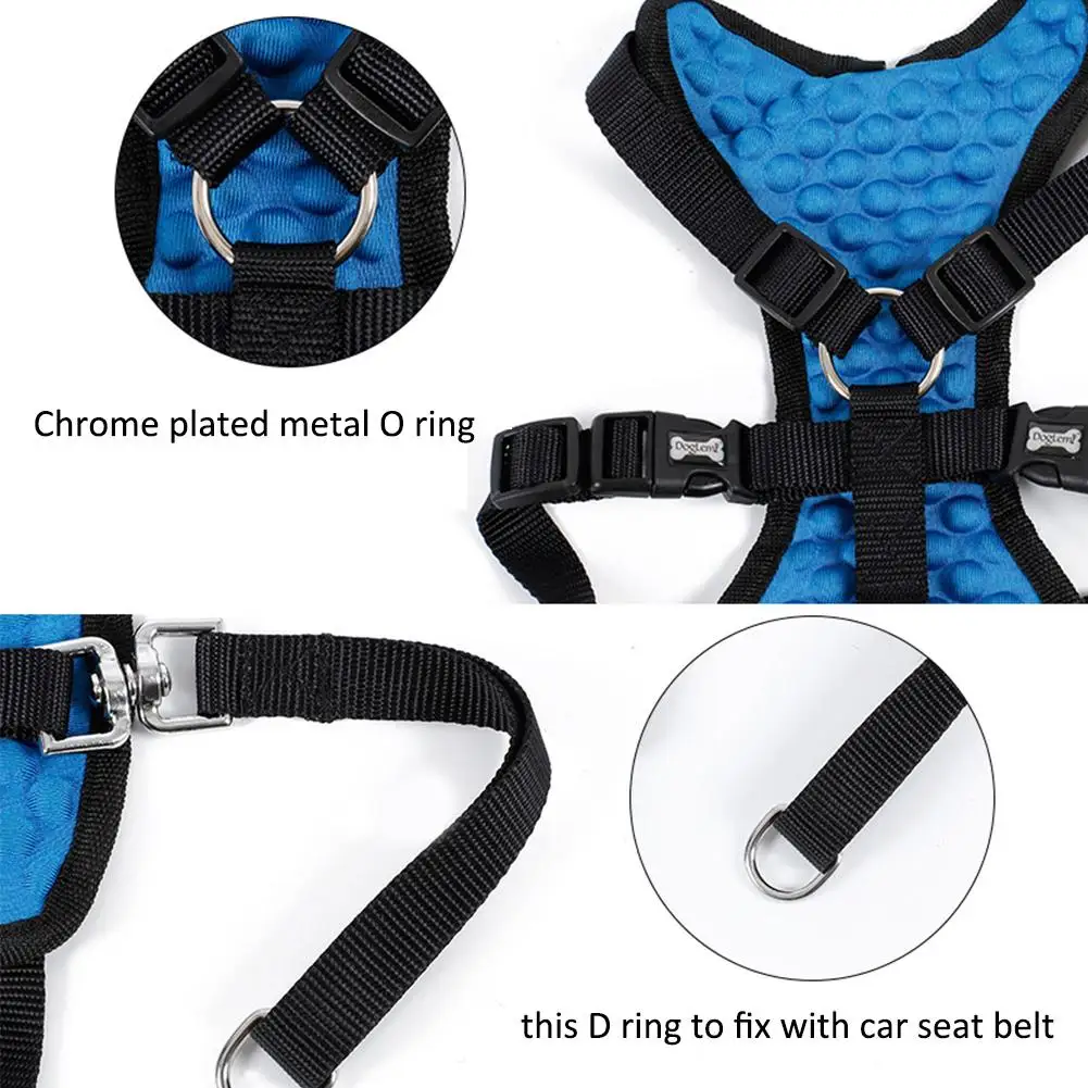 

2018 New Coming Pet Dog Harness & Car Seat Belt Set Pet Puppy Dogs Cats Car Seat Belt Pets Outdoor Supplies Dropshipping