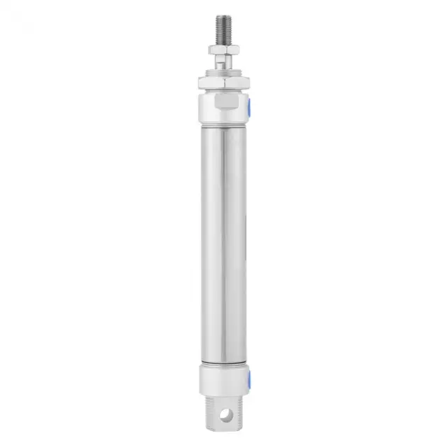 1 Pcs Stainless Steel 25mm Bore100mm Stroke Single Rod Mini Pneumatic Air Cylinder