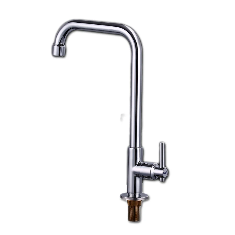 

Free shipping Single cold kitchen sink faucets with polished surface treament kitchen faucet / sink faucet / water tap