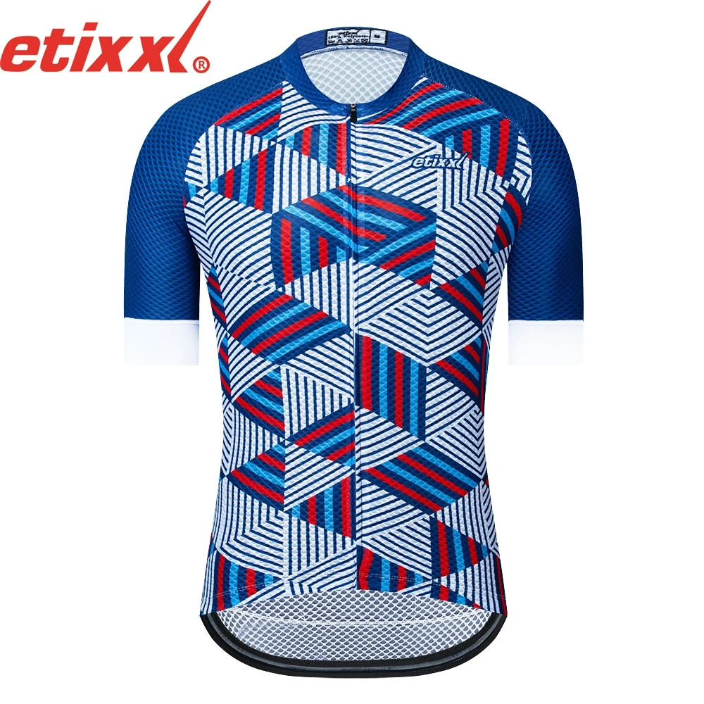 Maillot Ciclismo Hombre Anti-UV Pro Team Велоспорт Джерси MTB дышащая велосипедная куртка велосипед короткий рукав рубашка для езды на велосипеде