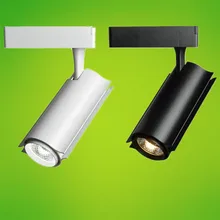 10 Вт 15 Вт 20 Вт 30 Вт светодиодный Трековый светильник COB светодиодный рельсовый светильник ing магазин одежды отслеживающее место высокой яркости для торгового центра AC85V~ 265V