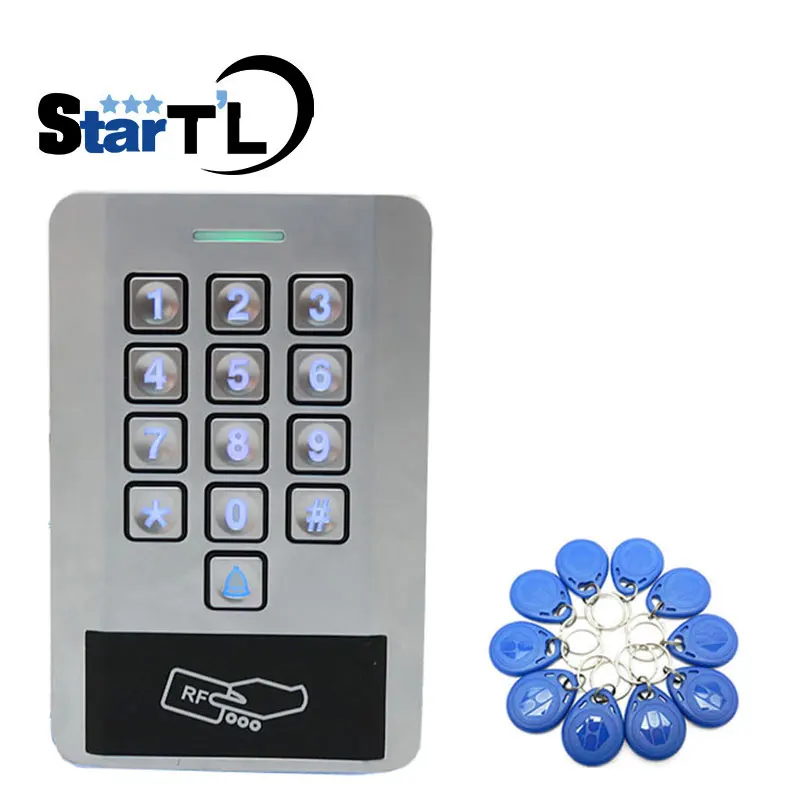 Free Shipping Metal Rfid Access Control work with Wiegand 26 keypad slave reader Password Pin Door Controller | Безопасность и