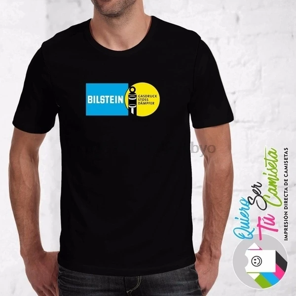 

Men Round Neck T Shirts Bilstein Shocks Absorbers Man Fashion Cotton Tops Black Size S-3XL