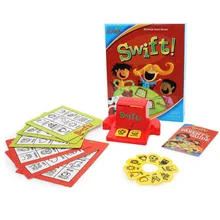 Learn English Words Educational Toys Swift Bingo Cards Learning Toys English Word Picture Match Game Children Puzzle Baby Gift