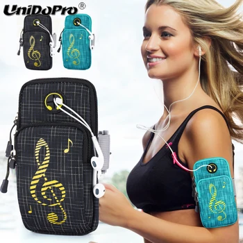 

Sports Arm Band, Double Pockets Workout Running ArmBag for iPhone 11 Pro X XR XS Max 8 7 6S Plus , Galaxy S10 S9 S8 Note 10 9 8