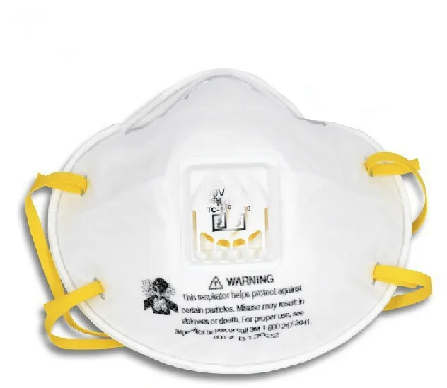 Подлинная 8210 V маска N95 защитная маска респиратор для твердых частиц Анти-туман и дымка PM2.5 пылезащитные маски