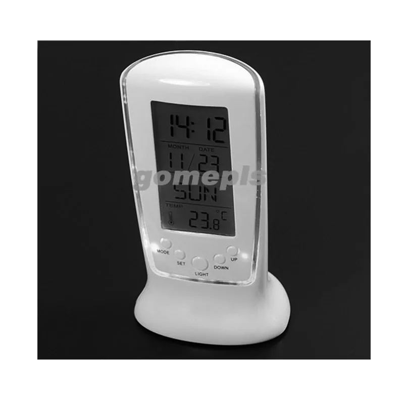 

LCD Alarm clock calendar thermometer Backlight Multi-function Display Clock Blue LED Backlight Alarm Clocks