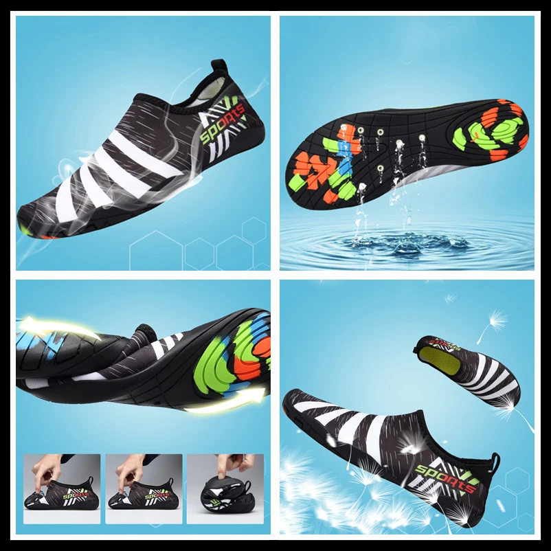 Пожарная Мужская мягкая спортивная обувь Летняя пара обувь для пляжного отдыха быстросохнущие Прогулочные кроссовки унисекс обувь для плавания Большие размеры 36-46