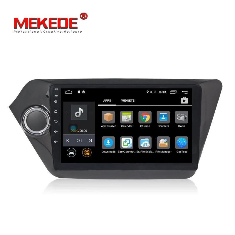 Best Quad Core 9 inch Android 7.1  Car GPS Navigation for Kia RIO K2 2010 2011 2012 2013 2014 2015 Radio Cassette Player WIFI 4G DVR 2