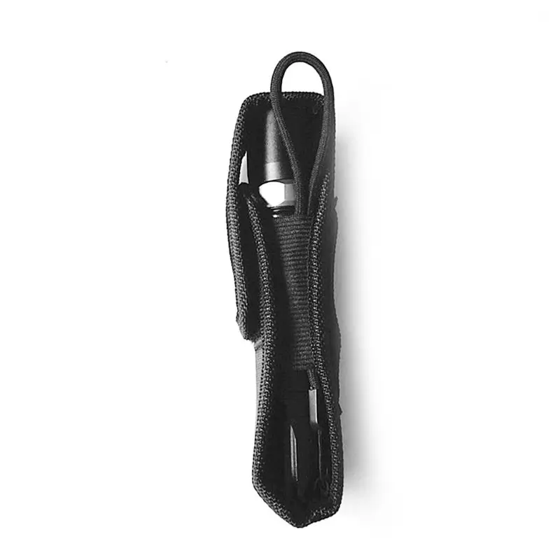

Nylon LED Torch Pouch Cover Flashlight Holster Case Belt Portable Carry Holder