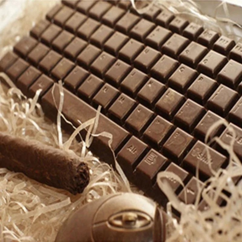 3D Силиконовая форма мини-клавиатура форма для шоколадного фондана торт форма для выпечки молд мороженое силиконовая форма