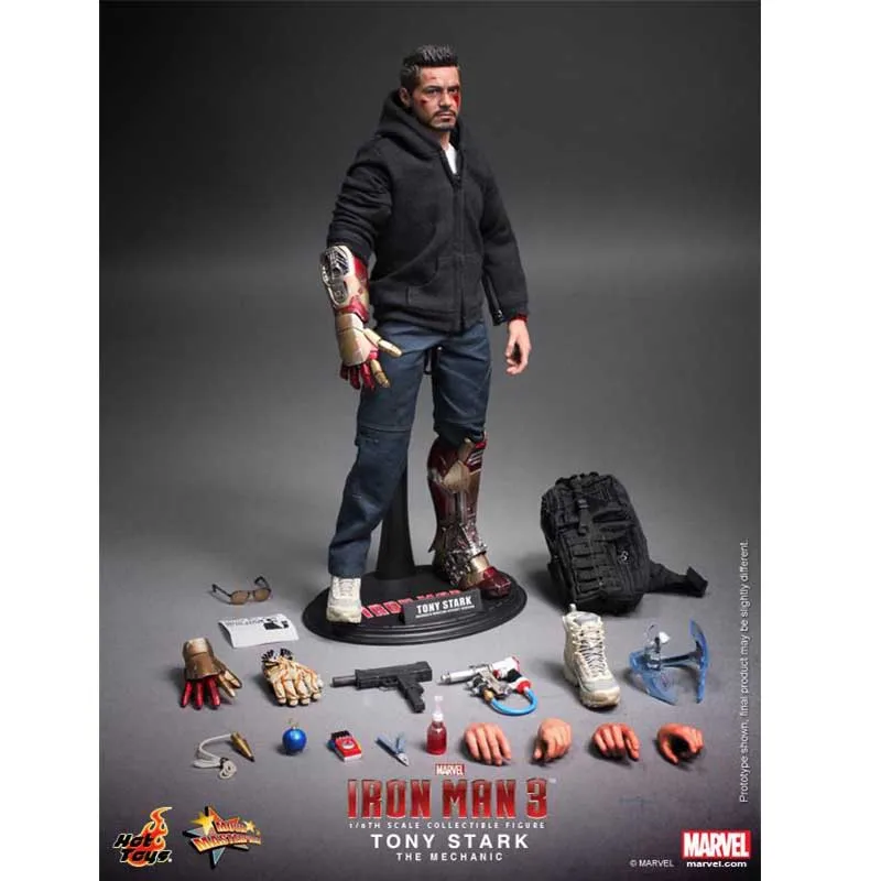 Горячие игрушки Hottoys HT MMS209 1/6 модель Железного человека Тони Старк механик Коллекционная Фигурка Спецификация новая коробка - Цвет: Origin Version