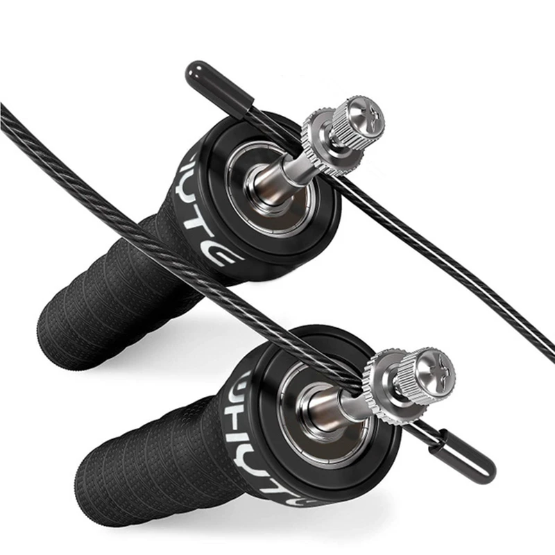 Length-Adjustable Skipping Rope with Pro Ball Bearings and Anti-Slip Handles for Speed-Jump