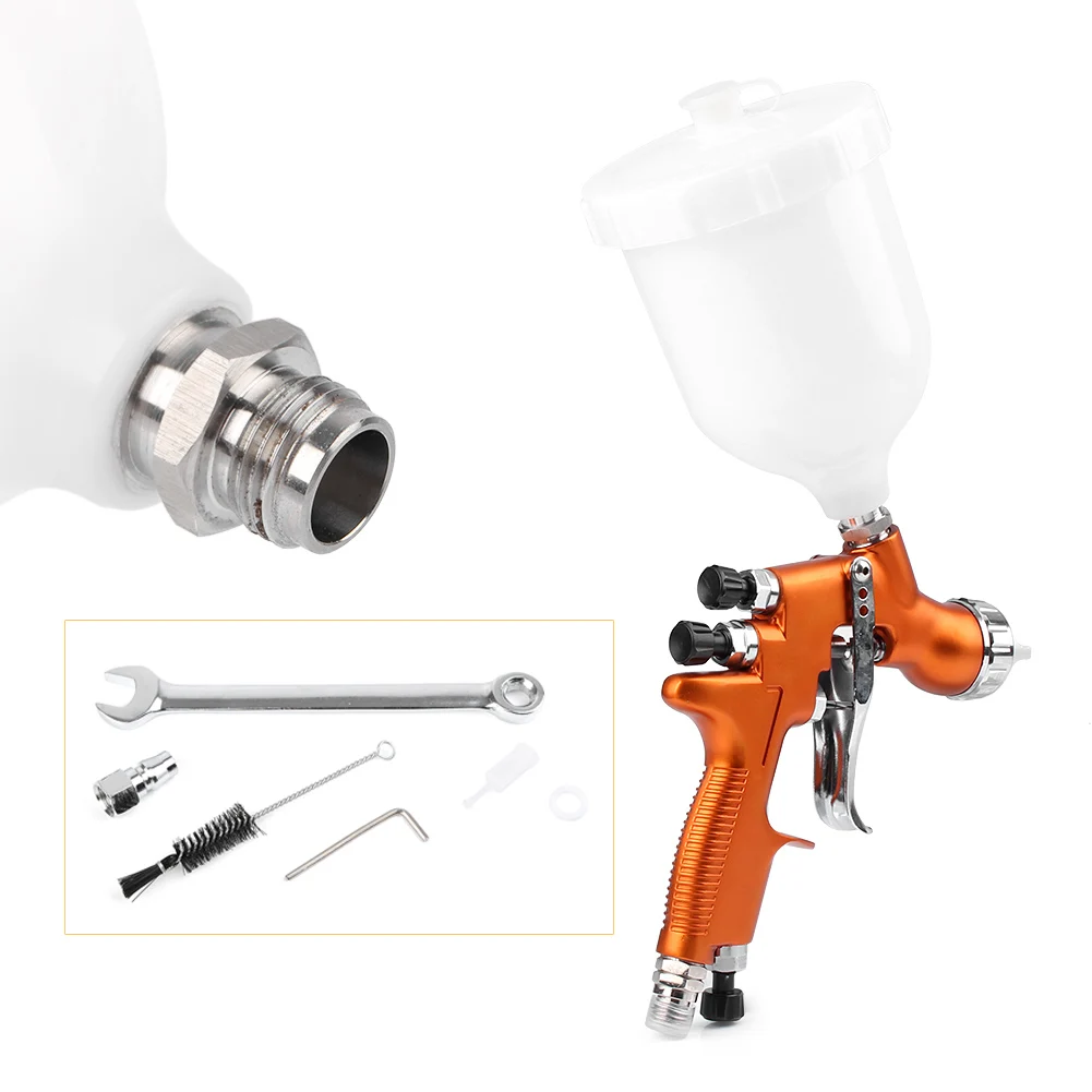 

For Auto Car Body Paint 1x HD-2 HVLP Air Gravity Feed Spray Gun Kit 1.3mm Nozzle Coat Paint Repair Tool