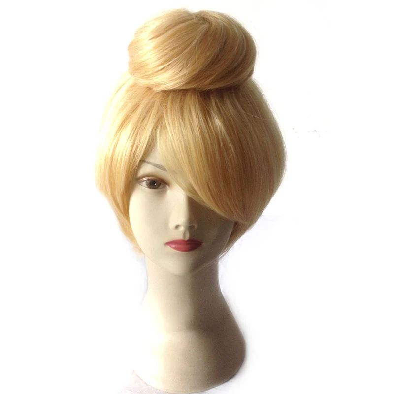 perruque blonde chignon