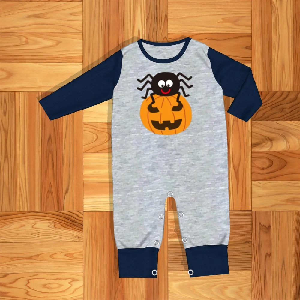 Conice Summer Bubble Baby Rompers Boutique Black Cat Spider Embroider Boy Romper BPF907-159-HY |