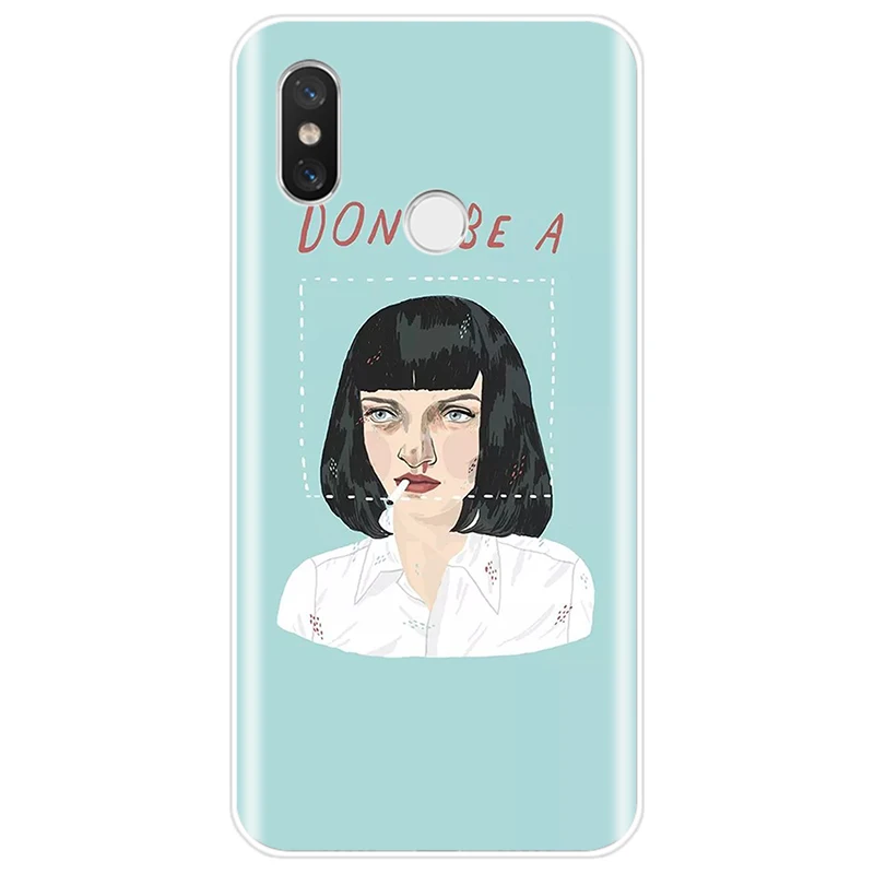 Чехол для телефона из тпу с изображением девушки мультфильма криминальное