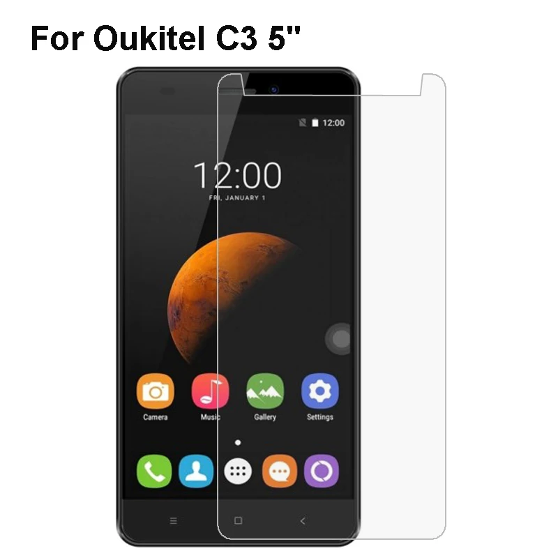 Oukitel C3 Tempered glass 5.0 inch 9H Premium Screen Protector Film For Oukitel C3 mobile phone