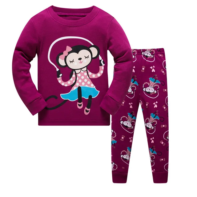 2018-New-Girls-Home-Suits-Sets-Kids-Cotton-Pajamas-Set-Children-Cartoon-Animal-Bee-Pattern-Clothing.jpg_640x640